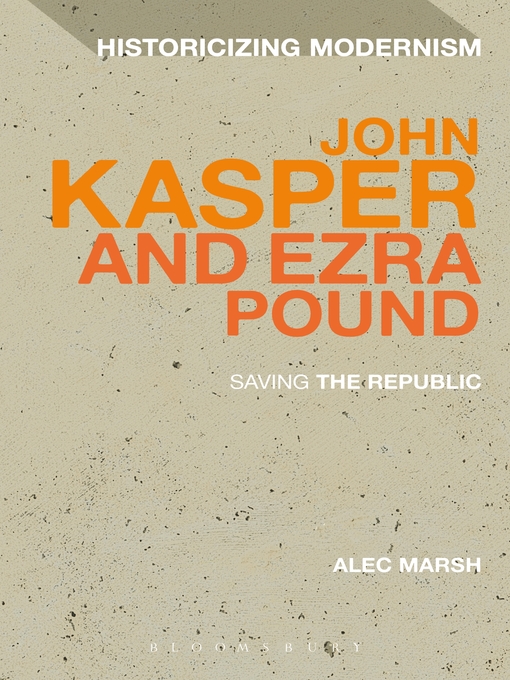 Title details for John Kasper and Ezra Pound by Alec Marsh - Wait list